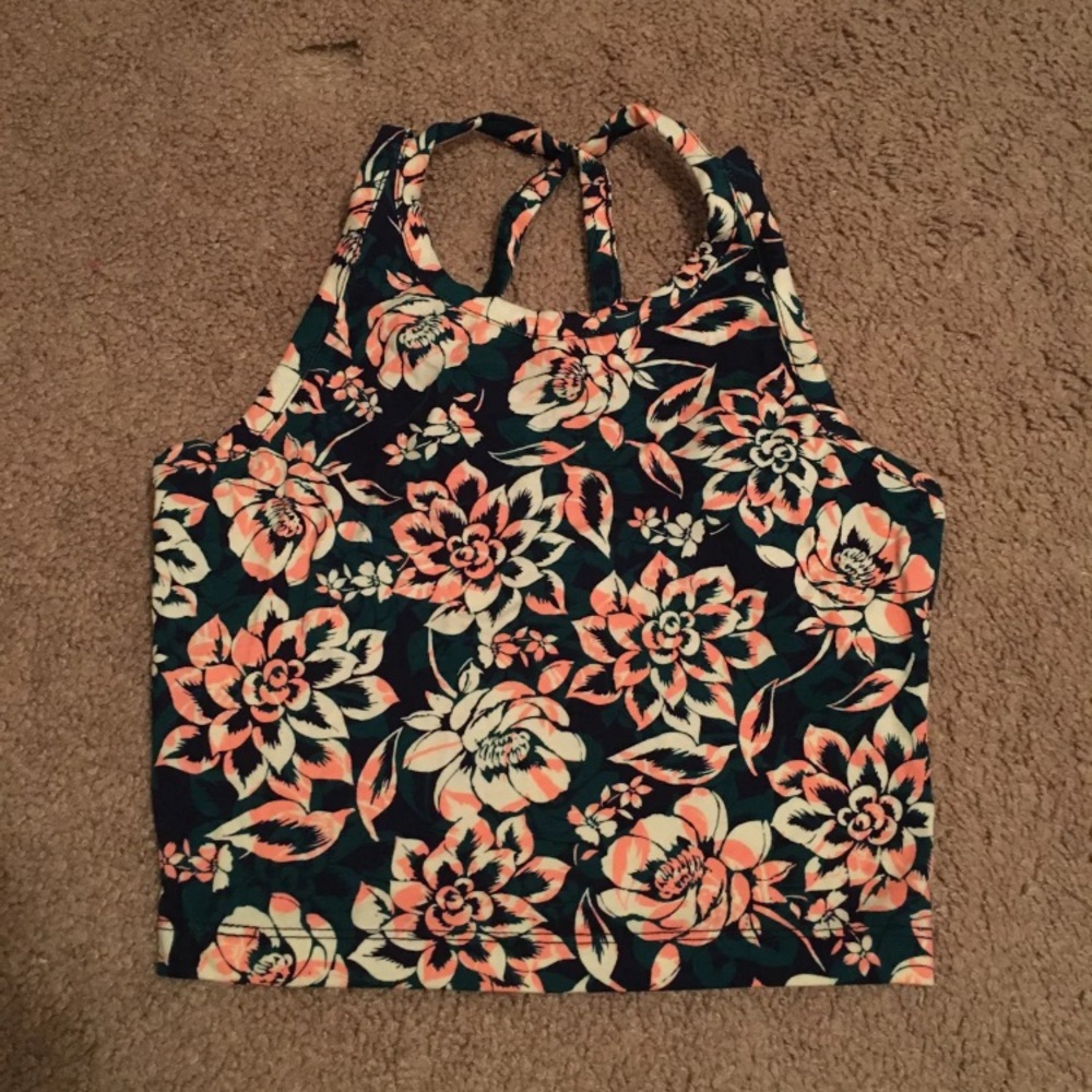 Floral crop top